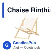 Chaise Rinthia - Miniature 2