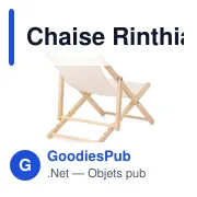 Chaise Rinthia - Miniature 3