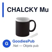 CHALCKY Mug en grès 300ml - Miniature 1