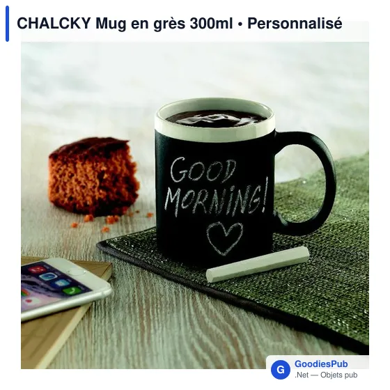 CHALCKY Mug en grès 300ml - Image 3