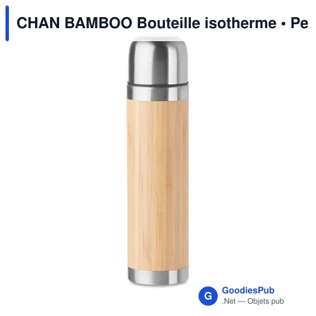 CHAN BAMBOO Bouteille isotherme 