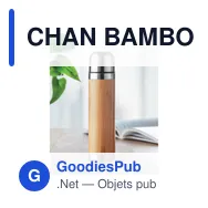 CHAN BAMBOO Bouteille isotherme  - Miniature 5