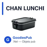 CHAN LUNCHBOX COLOUR Lunch box en acier inox. 750ml - Miniature 1