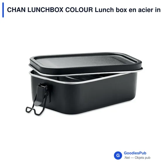 CHAN LUNCHBOX COLOUR Lunch box en acier inox. 750ml - Image 3