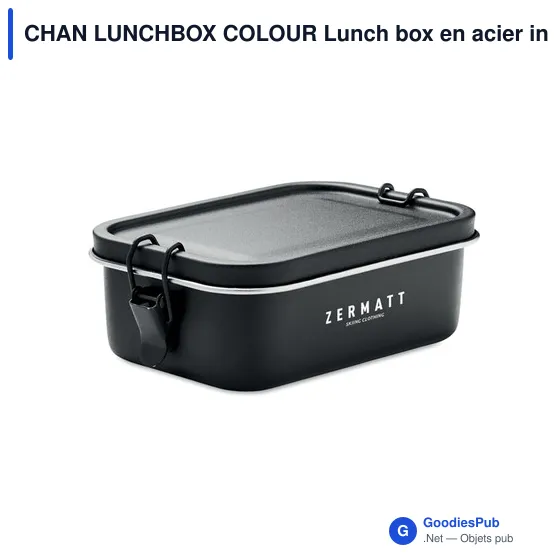 CHAN LUNCHBOX COLOUR Lunch box en acier inox. 750ml - Image 6