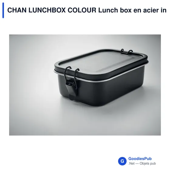 CHAN LUNCHBOX COLOUR Lunch box en acier inox. 750ml - Image 7