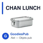 CHAN LUNCHBOX Lunch box en acier inox. 750ml - Miniature 1