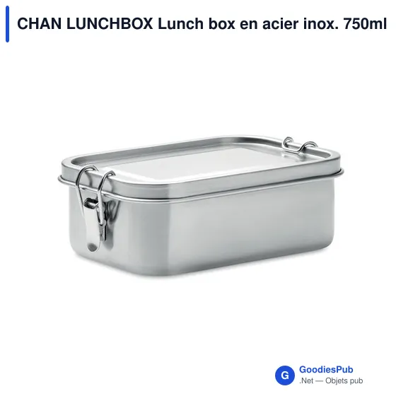 CHAN LUNCHBOX Lunch box en acier inox. 750ml - Image 1