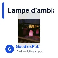 Lampe d'ambiance personnalisable ChangingColors avec logo - Miniature 2