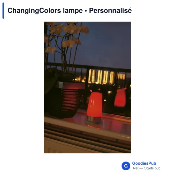 Lampe d'ambiance personnalisable ChangingColors avec logo - Image 3
