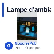 Lampe d'ambiance personnalisable ChangingColors avec logo - Miniature 4
