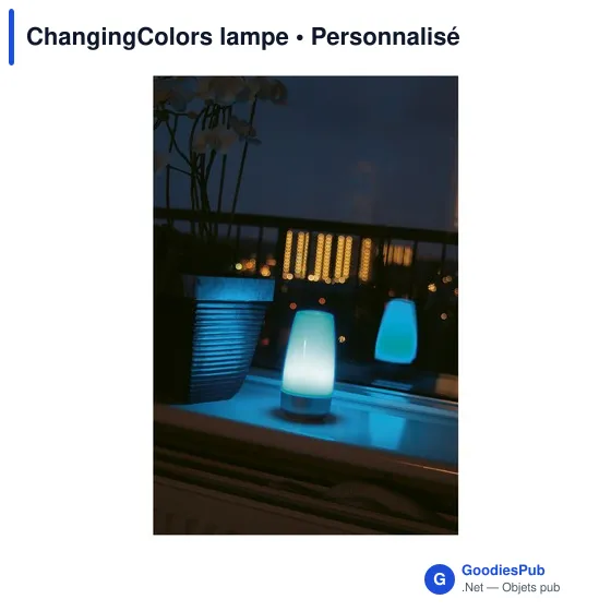 Lampe d'ambiance personnalisable ChangingColors avec logo - Image 4