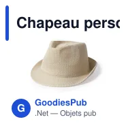 Chapeau personnalisable Bauwens avec logo - Accessoire textile - Miniature 1