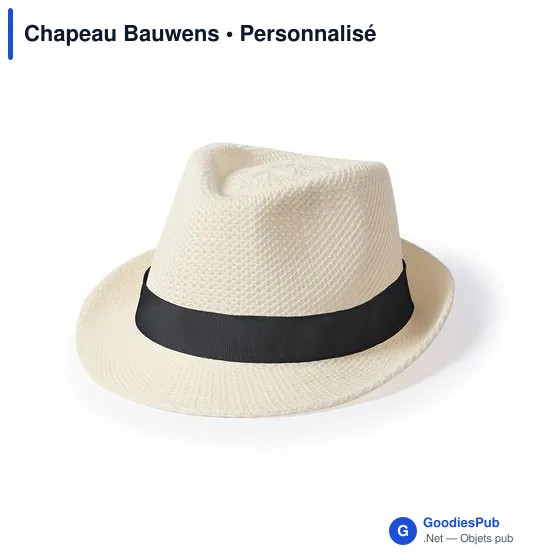 Chapeau personnalisable Bauwens avec logo - Accessoire textile - Image 3