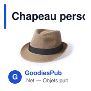 Chapeau personnalisable Bauwens avec logo - Accessoire textile - Miniature 4