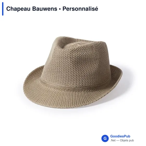 Chapeau personnalisable Bauwens avec logo - Accessoire textile - Image 6