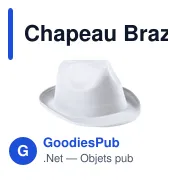 Chapeau personnalisable en polyester avec logo - Chapeau Braz - Miniature 13