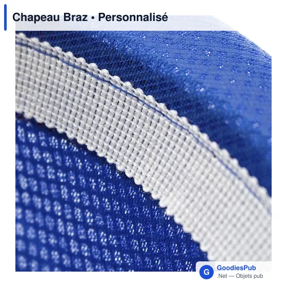 Chapeau personnalisable en polyester avec logo - Chapeau Braz - Image 21