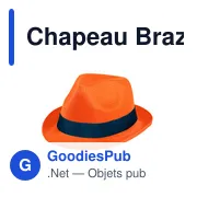 Chapeau personnalisable en polyester avec logo - Chapeau Braz - Miniature 23