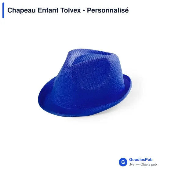 Chapeau enfant personnalisable avec logo pour entreprise - Image 5