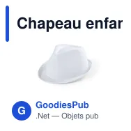 Chapeau enfant personnalisable avec logo pour entreprise - Miniature 7