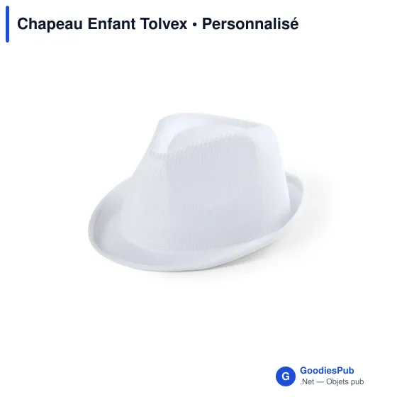 Chapeau enfant personnalisable avec logo pour entreprise - Image 7