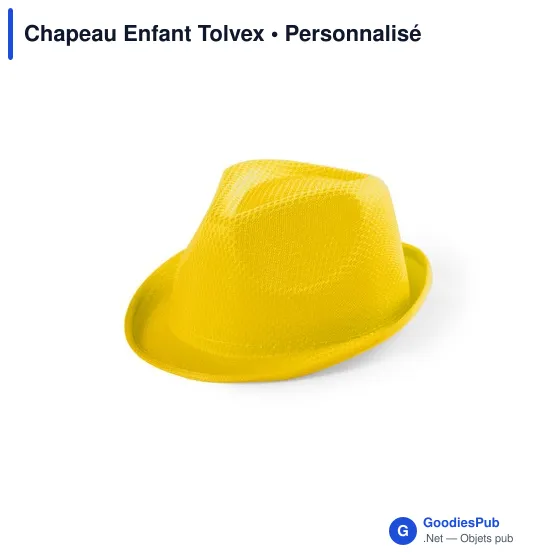 Chapeau enfant personnalisable avec logo pour entreprise - Image 9