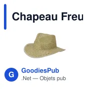 Chapeau en paille personnalisable avec logo - Modèle Freuler - Miniature 4