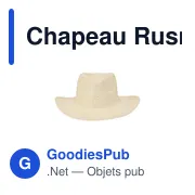 Chapeau en paille personnalisable avec logo - Chapeau Rusnak - Miniature 2