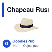 Chapeau en paille personnalisable avec logo - Chapeau Rusnak - Miniature 3