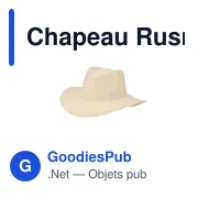Chapeau en paille personnalisable avec logo - Chapeau Rusnak - Miniature 4