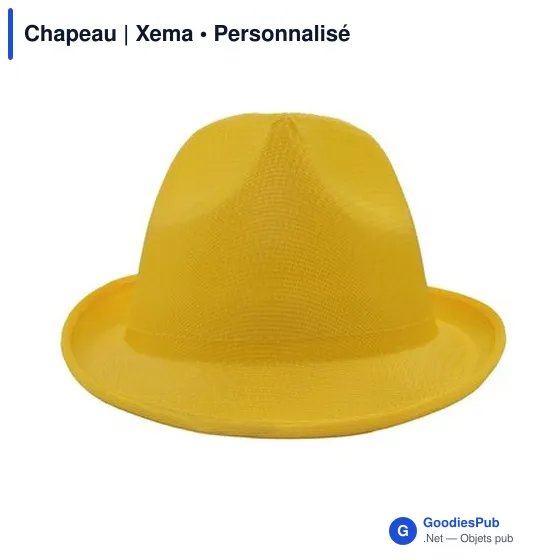 Chapeau personnalisable en polyester avec logo - Xema - Image 2