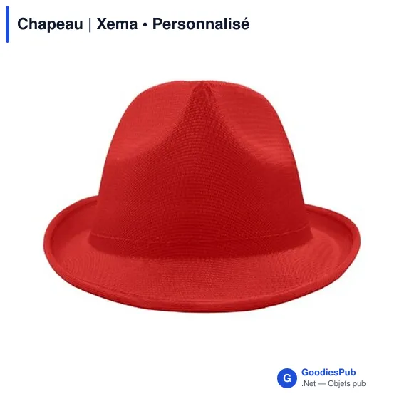 Chapeau personnalisable en polyester avec logo - Xema - Image 11