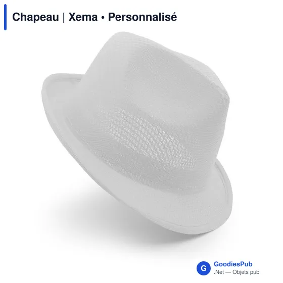 Chapeau personnalisable en polyester avec logo - Xema - Image 4