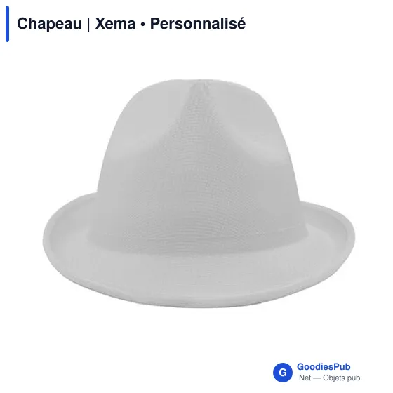 Chapeau personnalisable en polyester avec logo - Xema - Image 5