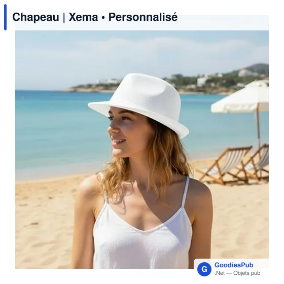 Chapeau personnalisable en polyester avec logo - Xema - Image 6