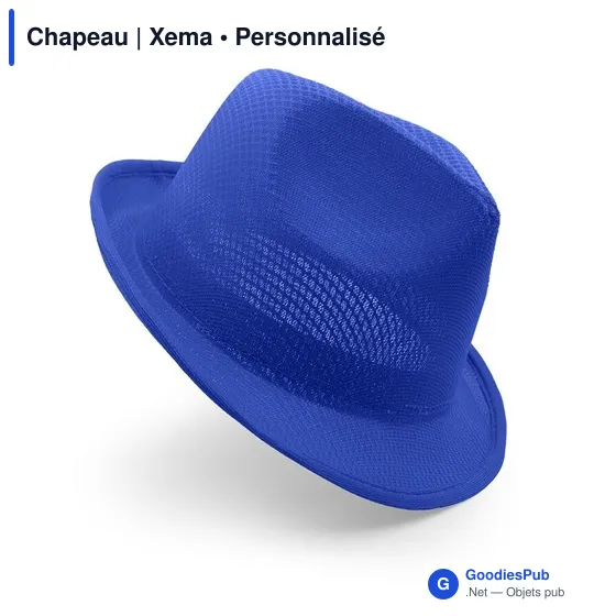 Chapeau personnalisable en polyester avec logo - Xema - Image 7
