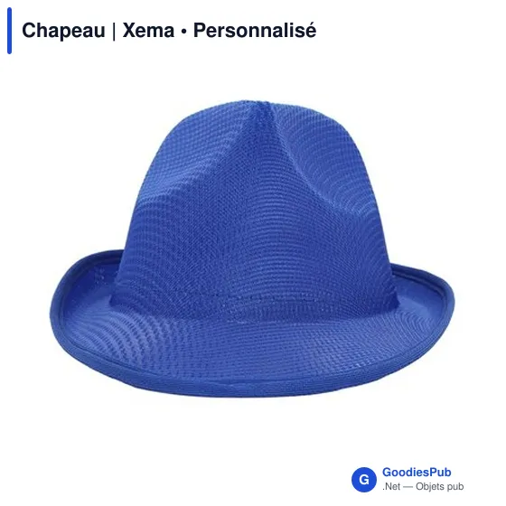 Chapeau personnalisable en polyester avec logo - Xema - Image 8