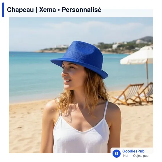 Chapeau personnalisable en polyester avec logo - Xema - Image 9