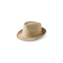 Variante vert - Chapeau de paille personnalisable avec logo - Chapeau Zelio