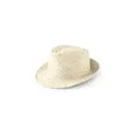 Variante naturel - Chapeau de paille personnalisable avec logo - Chapeau Zelio