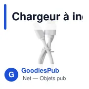 Chargeur à induction double personnalisable en bambou Tatum avec logo - Miniature 5