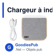 Chargeur à induction en bambou Moses - Miniature 1