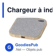 Chargeur à induction en bambou Moses - Miniature 2