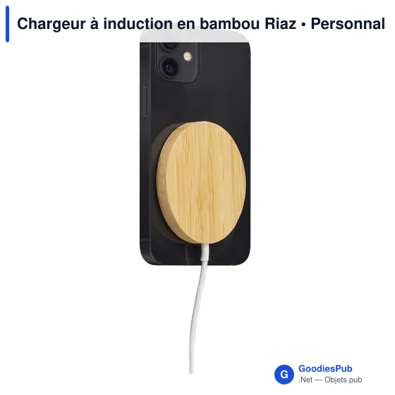 Chargeur à induction personnalisable avec logo entreprise - Image 3