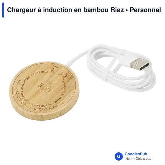 Chargeur à induction personnalisable avec logo entreprise - Image 5