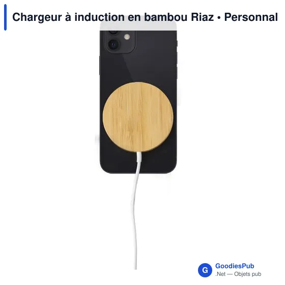 Chargeur à induction personnalisable avec logo entreprise - Image 6