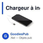 Chargeur à induction personnalisable avec logo entreprise - Miniature 7