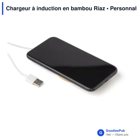 Chargeur à induction personnalisable avec logo entreprise - Image 7