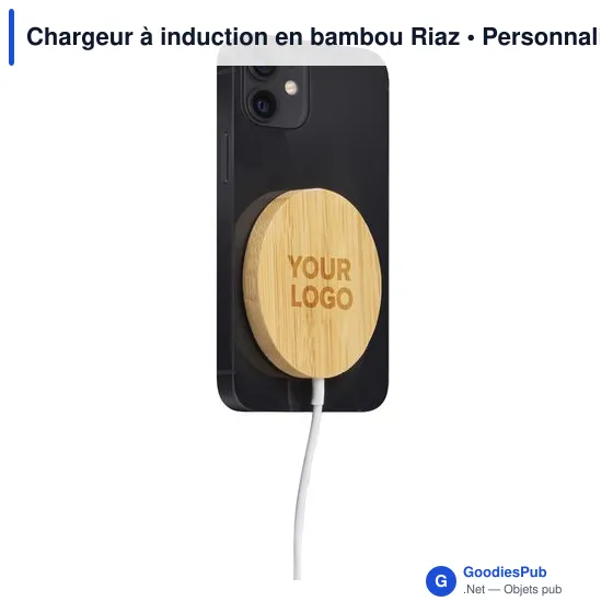 Chargeur à induction personnalisable avec logo entreprise - Image 8